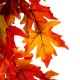 Glitzhome 72"L Fall Lighted Maple Leaves Garland