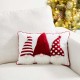 Glitzhome 18"L 3D Heavy Cotton Knitted Gnome Throw Pillow