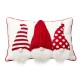 Glitzhome 18"L 3D Heavy Cotton Knitted Gnome Throw Pillow