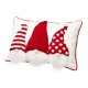 Glitzhome 18"L 3D Heavy Cotton Knitted Gnome Throw Pillow