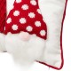 Glitzhome 18"L 3D Heavy Cotton Knitted Gnome Throw Pillow