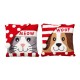 Glitzhome 14"L Hooked 3D Meow & Woof Throw Pillows, Set of 2