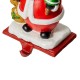 Glitzhome 6.5"H Resin Santa, Snowman, Penguin Stocking Holders, Set of 3