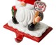 Glitzhome 7.5"H Resin Gnomes Stocking Holders, Set of 3