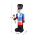 Glitzhome 8 ft Lighted Inflatable Nutcracker Décor