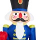 Glitzhome 8 ft Lighted Inflatable Nutcracker Décor