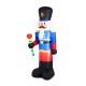 Glitzhome 8 ft Lighted Inflatable Nutcracker Décor