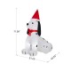 Glitzhome 6 ft Lighted Inflatable Puppy Dog Décor