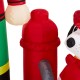 Glitzhome 7 ft Lighted Inflatable Nutcracker Fire Fighter with Puppy Dog Décor