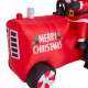 Glitzhome 11 ft Lighted Inflatable Santa on Tractor Décor