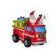 Glitzhome 7 ft Lighted Inflatable Santa in Truck  Décor