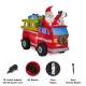 Glitzhome 7 ft Lighted Inflatable Santa in Truck  Décor