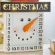 Glitzhome 15"H Wooden Christmas Snowman Countdown Calendar