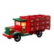 Glitzhome 14.5"L Wooden Christmas Truck Countdown Calendar with Drawer