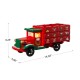 Glitzhome 14.5"L Wooden Christmas Truck Countdown Calendar with Drawer