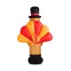 Glitzhome 8ft Lighted Inflatable Turkey Décor