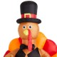 Glitzhome 8ft Lighted Inflatable Turkey Décor