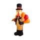 Glitzhome 8ft Lighted Inflatable Turkey Décor