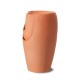 Glitzhome 21.25"H Terracotta Ceramic Fountain with Pump and LED Light