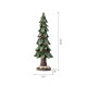 Glitzhome 20"H Resin Christmas Handcrafted Red Berry Table Tree Decor