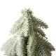 Glitzhome 18"H Lighted Frosted Artificial Table Tree