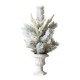 Glitzhome 24"H Lighted Flocked Pinecone and Berries Table Tree
