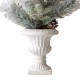 Glitzhome 24"H Lighted Flocked Pinecone and Berries Table Tree