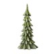 Glitzhome 14.75"H Green Resin Christmas Handcrafted Table Tree Décor