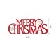 Glitzhome 24"L Metal "MERRY CHRISTMAS" Wall Decor