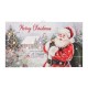 Glitzhome 24"L Christmas Lighted Wooden Santa Wall Hanging Decor