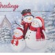 Glitzhome 24"L Christmas Lighted Wooden Snowman Wall Hanging Decor