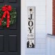 Glitzhome 42"H Lighted Wooden Nativity "JOY to the world" Porch Sign Board