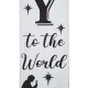 Glitzhome 42"H Lighted Wooden Nativity "JOY to the world" Porch Sign Board