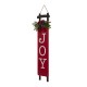 Glitzhome 40"H Lighted Wooden Sleigh "JOY" Porch Sign Board