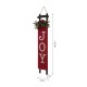 Glitzhome 40"H Lighted Wooden Sleigh "JOY" Porch Sign Board