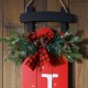 Glitzhome 40"H Lighted Wooden Sleigh "JOY" Porch Sign Board