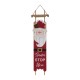 Glitzhome 42"H Wooden Sleigh Santa Porch Sign Board