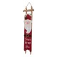 Glitzhome 42"H Wooden Sleigh Santa Porch Sign Board