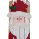 Glitzhome 42"H Wooden Sleigh Santa Porch Sign Board