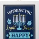 Glitzhome 24"H Hanukkah Wooden Porch Sign or Standing Décor