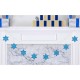 Glitzhome 72"L Metal Hanukkah Garland