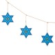 Glitzhome 72"L Metal Hanukkah Garland