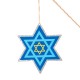 Glitzhome 72"L Metal Hanukkah Garland