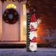 Glitzhome 36"H Lighted Wooden Gnome Snow Gauge Yard Stake or Wall Décor (2 Functions)