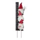 Glitzhome 36"H Lighted Wooden Gnome Snow Gauge Yard Stake or Wall Décor (2 Functions)