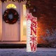 Glitzhome 36"H Lighted Wooden Snow Gauge Yard Stake or Wall Décor (2 Functions)