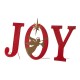 Glitzhome 36"H Metal "JOY" Angel Yard Stake or Standing Decor or Wall Décor with LED Lights (Three Functions)