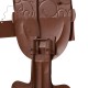 Glitzhome 36"H Metal Penguin Yardstake or Standing Décor or Wall Décor (3 Functions)