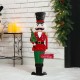 Glitzhome 36"H Metal Nutcracker Yardstake or Standing Décor or Wall Décor (3 Functions)