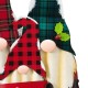 Glitzhome 30"H Metal Gnome Family Yard Stake or Standing Décor or Wall Décor (Three Functions)
